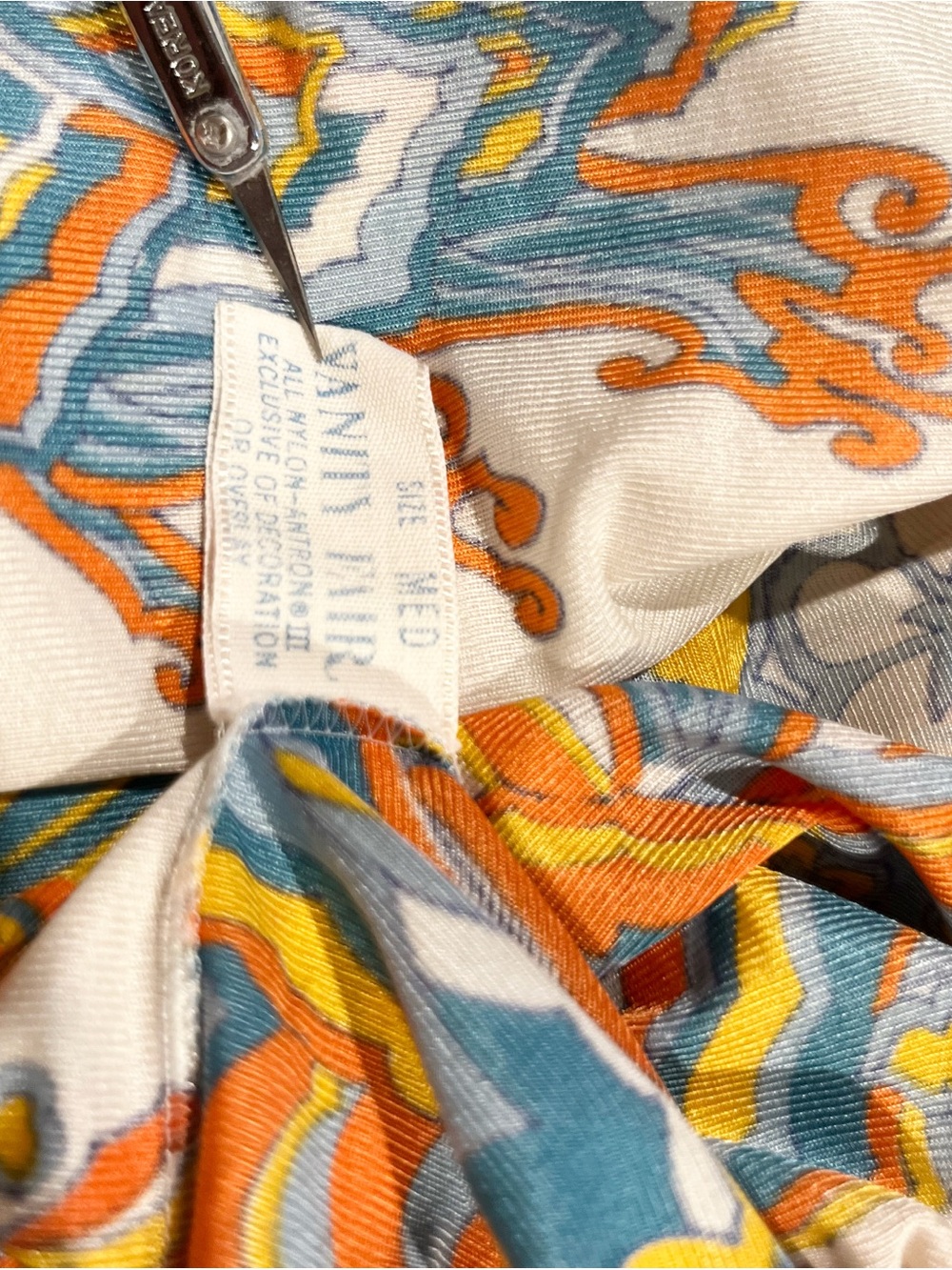 Vintage Vanity Fair 2-Piece Mandarin Collar Maxi Dress and Duster Robe Set Med - Picture 14 of 15